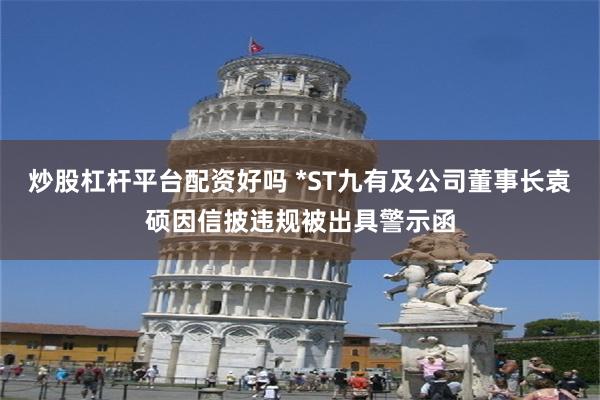 炒股杠杆平台配资好吗 *ST九有及公司董事长袁硕因信披违规被出具警示函