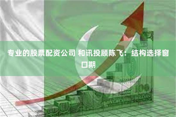 专业的股票配资公司 和讯投顾陈飞：结构选择窗口期